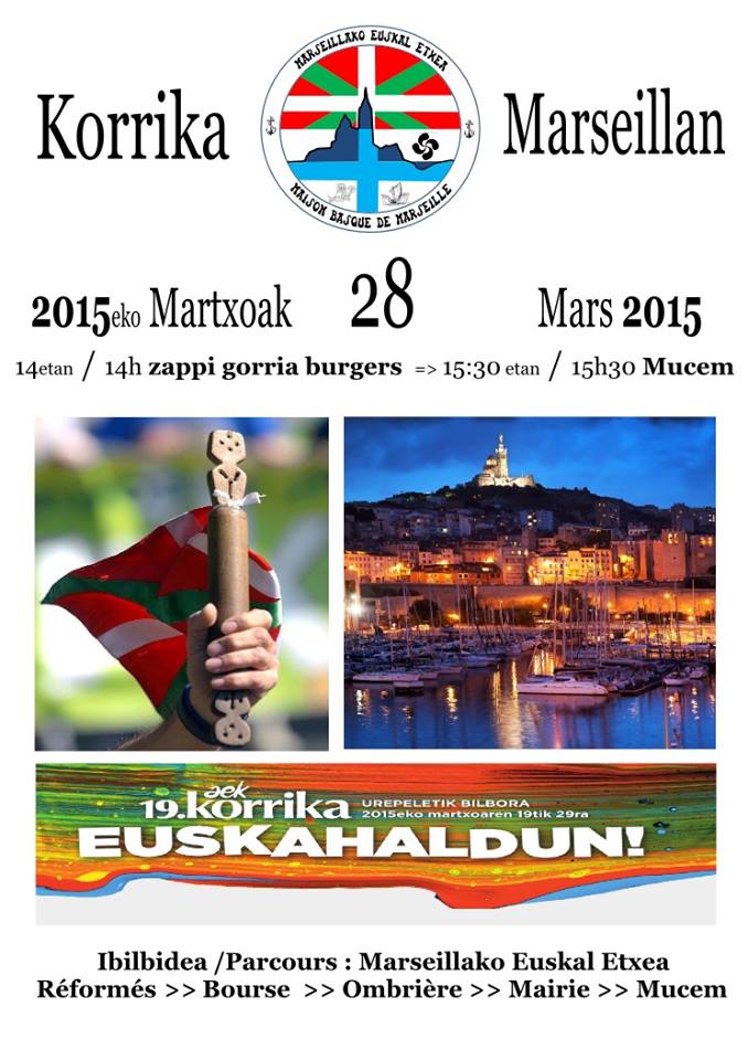 La Korrika 19 à Marseille, c’est le 28 mars 2015