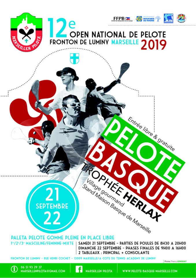 12ème Open national de Pelote 21-22/09/2019